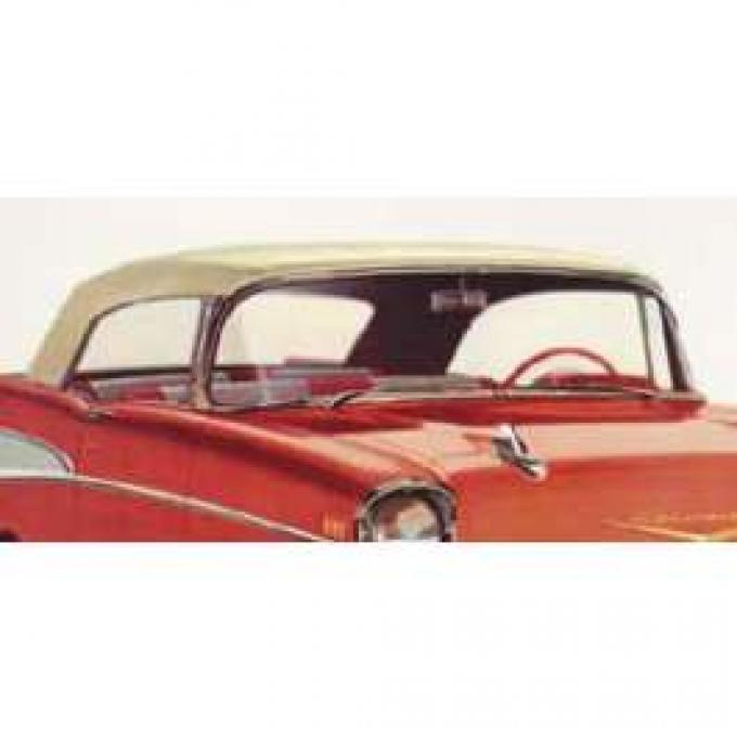 Chevy Quarter Glass, Clear, Convertible, 1955-1957