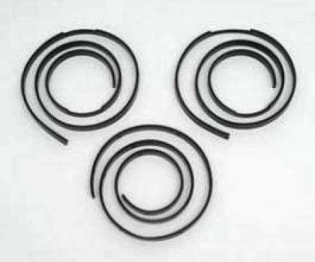 Chevy Convertible Top Header Tack Strip Set, 1955-1957