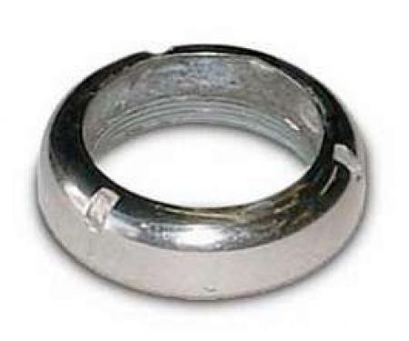 Chevy Ignition Switch Bezel Nut, Chrome, 1955-1956