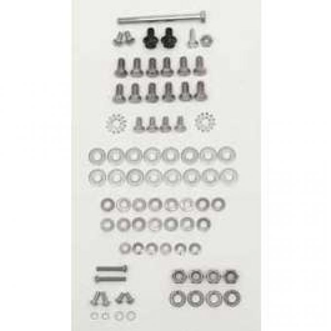 Chevy Firewall & Dash Fastener Kit, 1955-1956