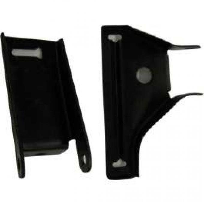 Chevy Emergency Brake Brackets, Floor, 1955-1957