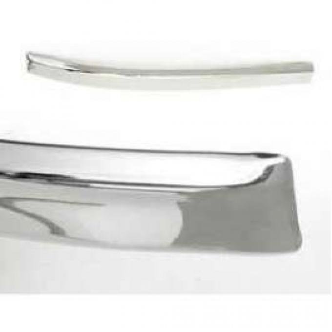 Chevy Interior Side Panel Trim, Stainless Steel, Right Lower Rear, 2-Door Hardtop, Bel Air, 1957