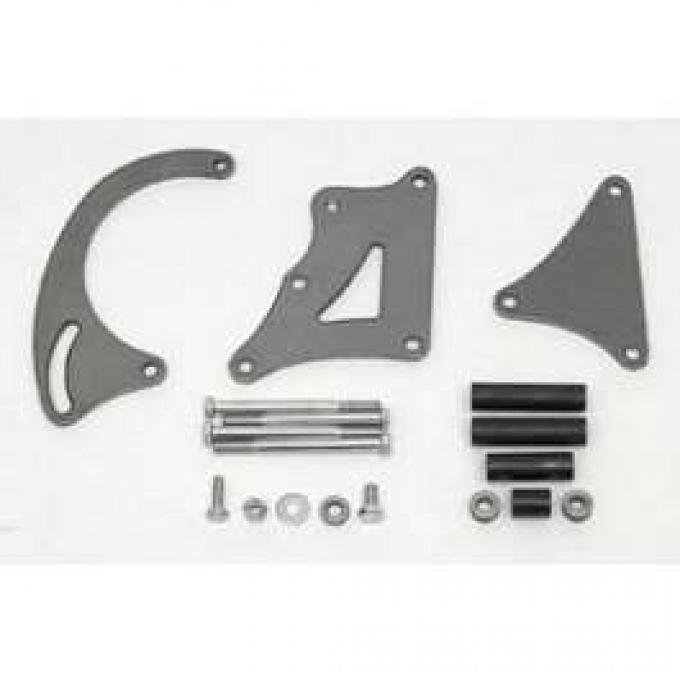 Chevy Alternator Bracket Kit, Small Block, Long Water Pump Extra Clearance, 1955-1957