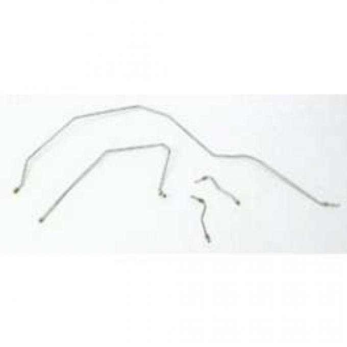 Chevy Brake Line Set, Front, With Non-Power Brakes, 1956-1957