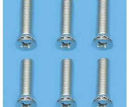 Chevy Door Striker Plate Screw Set, 1955-1957