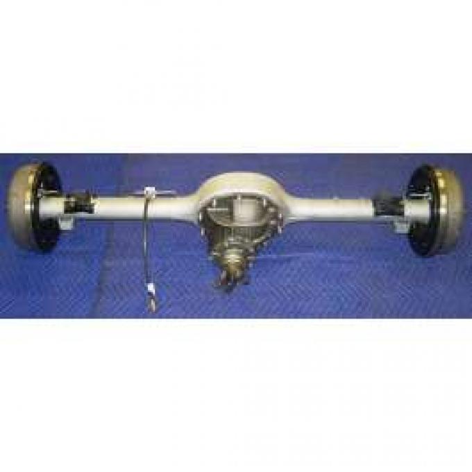 Chevy Rear End, 9, Complete, With 11 Drum Brakes & Stainless Steel Lines, 1955-1957
