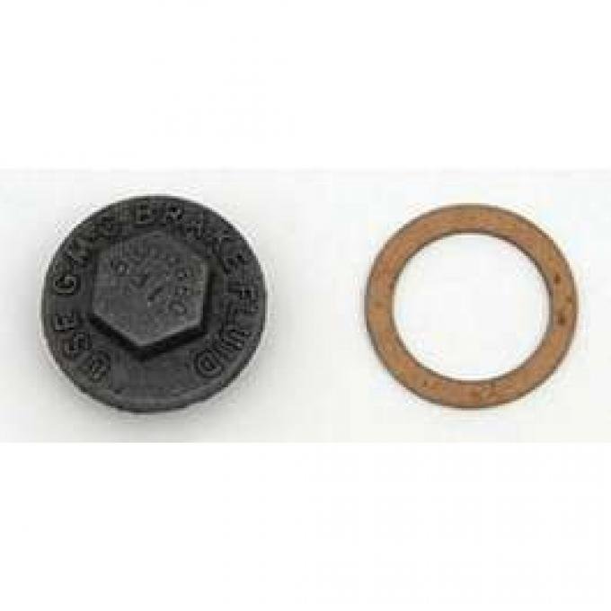 Chevy Master Cylinder Cap, Manual & Power Brake, 1955-1956