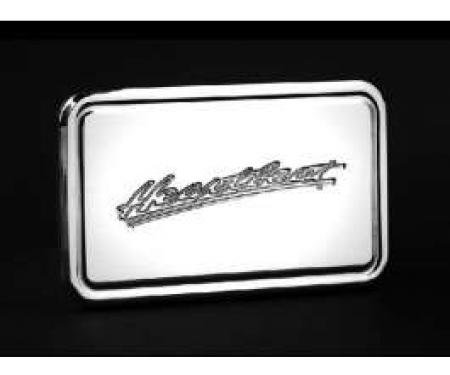 Polished Aluminum Billet Heartbeat Logo 2 Hitch Receiver Cover