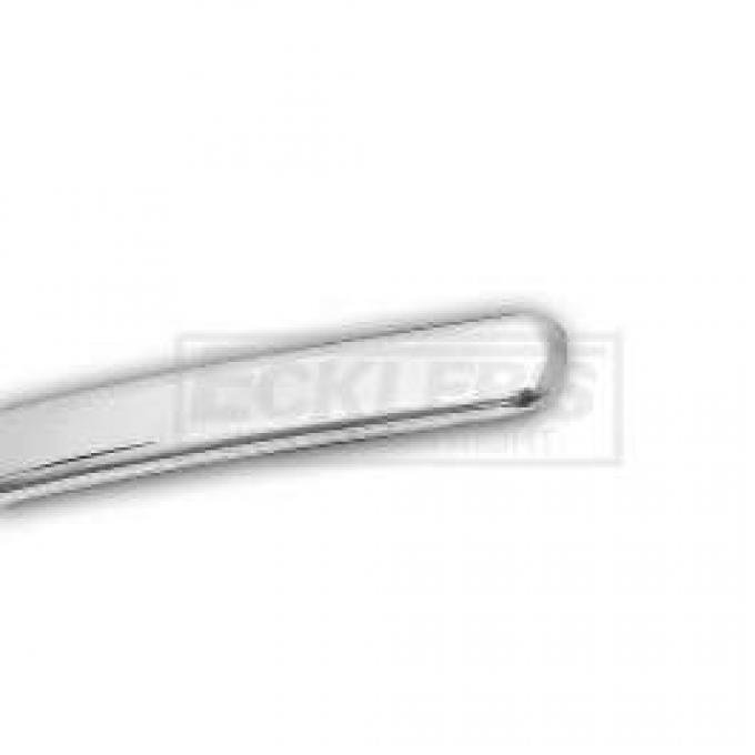 Chevy Interior Side Panel Trim, Stainless Steel, Left Or Right Rear, Convertible, 1955-1956