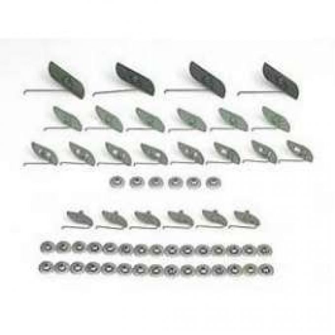 1956 210 Quarter Panel Stainless Steel Molding Clip Set