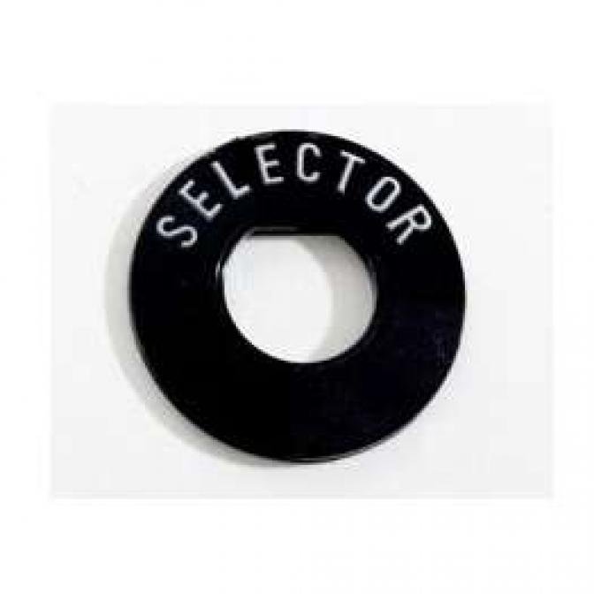 Chevy Radio Selector Insert, Plastic, 1955-1956