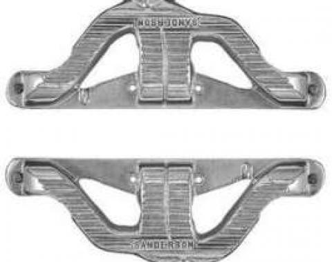 Chevy Sanderson Headers, Cast Iron, Small Block, 1955-1957