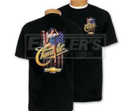 American Mechanic Pinup Tee, Preshrunk Cotton