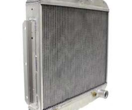 Chevy Aluminum Radiator, V8 Position, 1955-1957