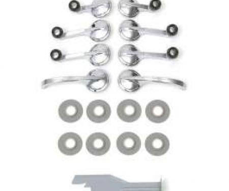 Chevy Inside Handle Kit, 2-Door, 1955-1957