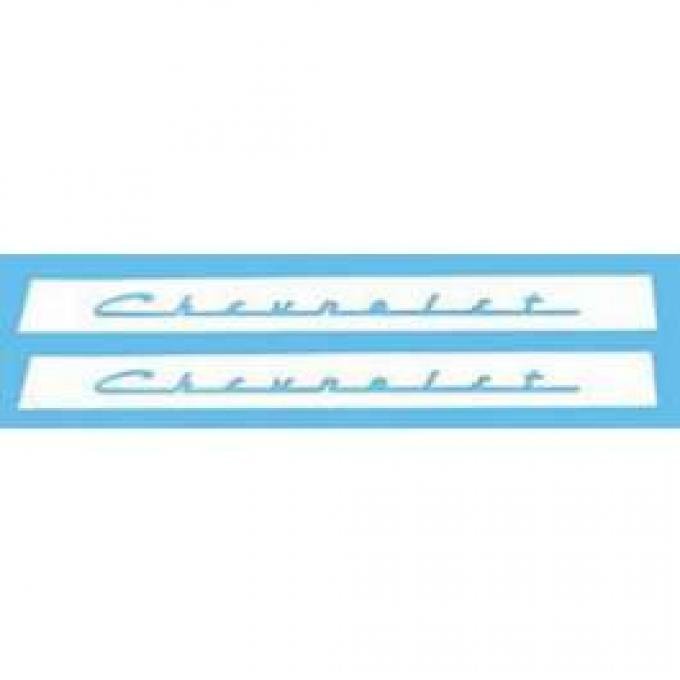 Chevy Valve Cover Stencils, 1955-1957