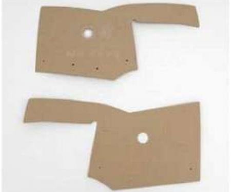 Chevy Cardboard Interior Rear Quarter Panels, Convertible, 1956-1957