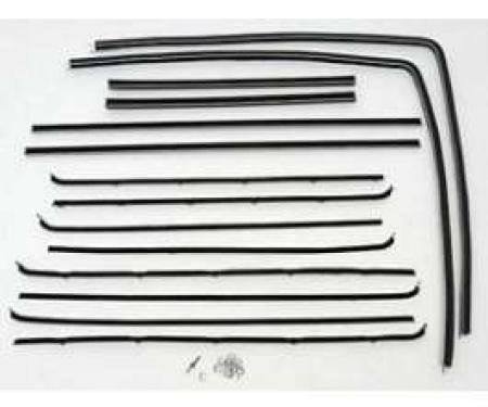 Chevy Window Felt Kit, 2-Door Wagon, 210, 1955-1957