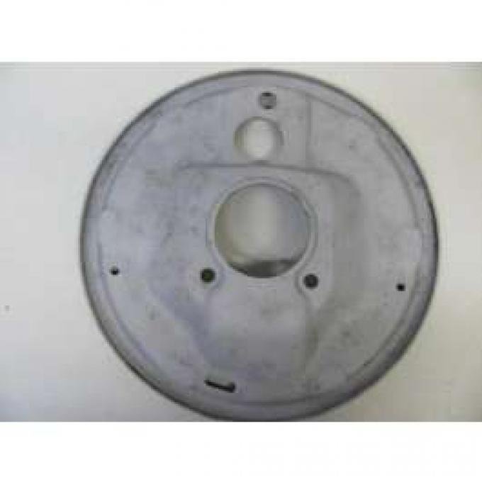 Chevy Front Wheel Backing Plate, Right Side, Used, 1955-1957