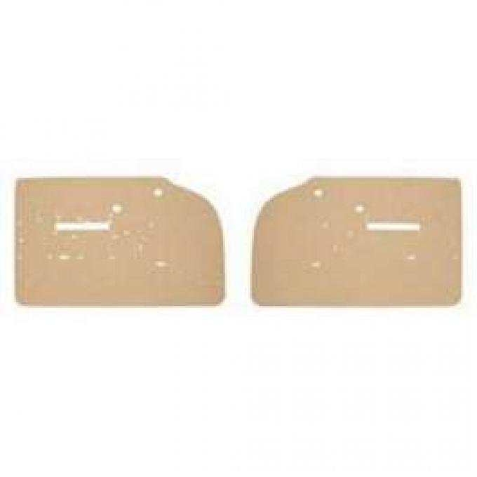 Chevy Cardboard Interior Front Door Panels, 4-Door Sedan & Wagon, Bel Air, 1955-1956