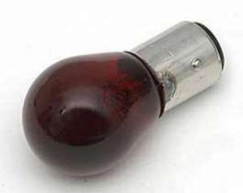 Chevy Taillight & Brake Light Bulb, Red, 1955-1957