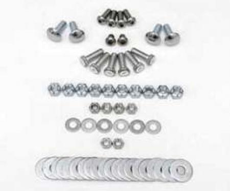 Chevy Bumper Hardware Kit, Front, 1955-1956