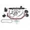 Chevy Rack & Pinion Mega Steering Kit, Big Block, With ididit Tilt-Column & Floor Shift, 1955-1957