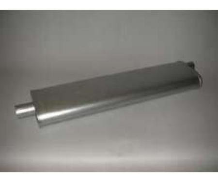 Chevy Muffler, Aluminized, Short, 23, 1955-1957