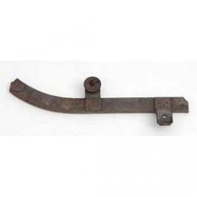 Chevy Short Curved Quarter Window Track, Left, Used, 2-DoorHardtop, 1955-1957