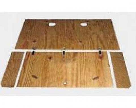 Chevy Cargo Area Plywood Set, With Clips, Wagon, Nomad, 1955-1957