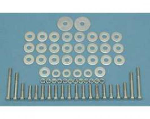 Chevy Convertible Body Bolt & Washer Kit, 1955-1957