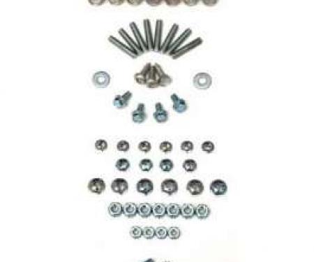 Chevy Hood Bolt, Stud, Nut & Screw Fastener Kit, 1957