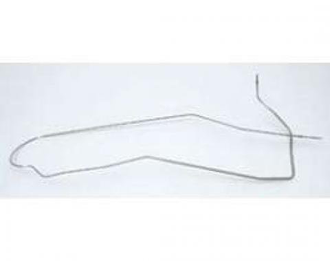 Chevy Fuel Line, Long, Gas Tank To Fuel Pump, Outside Frame, For Cars With Dual Exhaust, 5/16, V8, 1955-1957