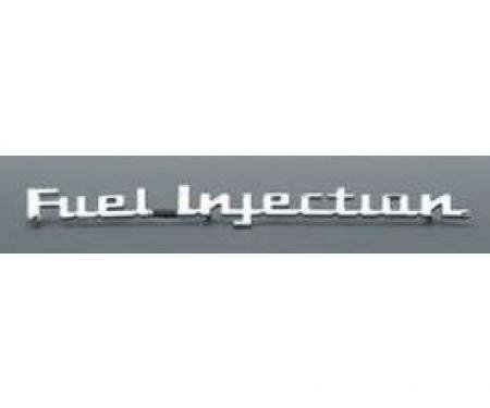 Chevy Fuel Injection Script Emblem, 1957