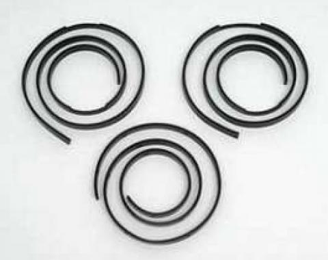 Chevy Convertible Top Header Tack Strip Set, 1955-1957