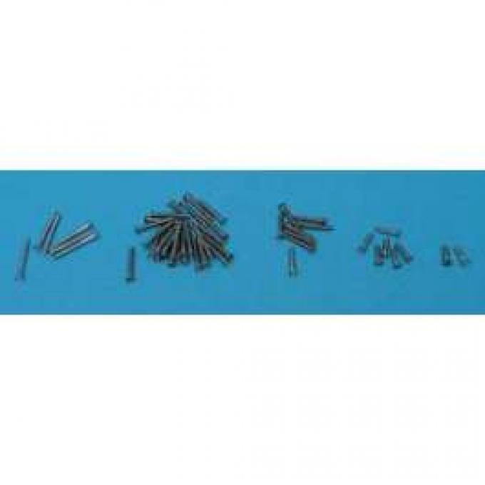 Chevy Interior Garnish Molding Trim Screw Set, 2-Door Hardtop, 1955-1957