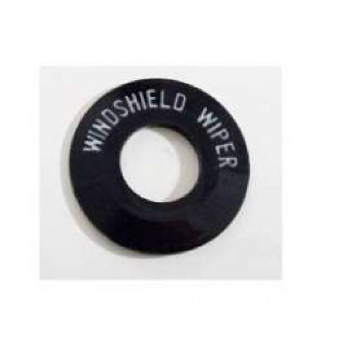 Chevy Windshield Wiper Bezel Insert, Plastic, Bel Air, 1955-1956