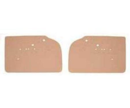 Chevy Cardboard Interior Front Door Panels, 4-Door Sedan & Wagon, 150 & 210, 1956