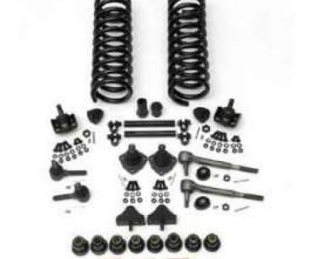 Chevy Front End Rebuild Kit, Non-Power, With Urethane Bushings, 1955-1957