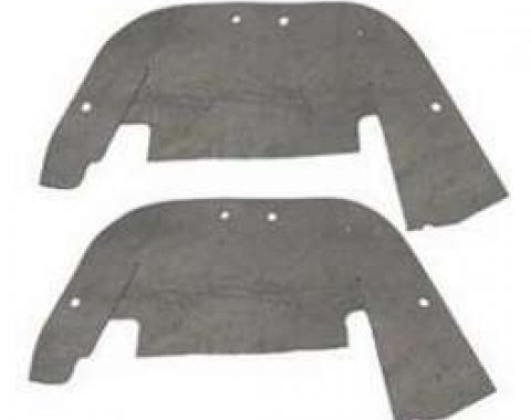 Chevy Control Arm Dust Shields, 1957