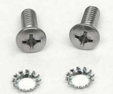 Chevy Convertible Top Latch Handle Screws, 1955-1957