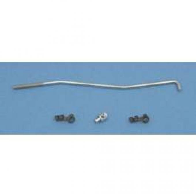 Chevy Upper Kickdown Linkage Rod, Small Block Powerglide Transmission, For 4-Barrel Carburetor, 1955-1956