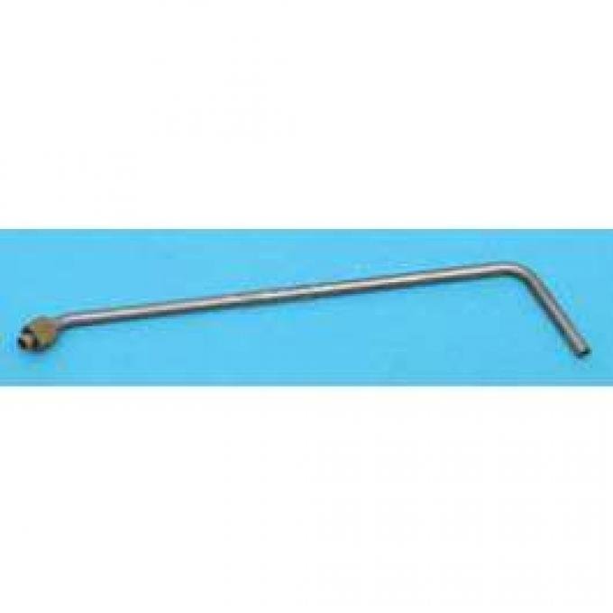 Chevy Heat Choke Tube, 2-Barrel Carburetor, Stainless Steel, 1955-1956