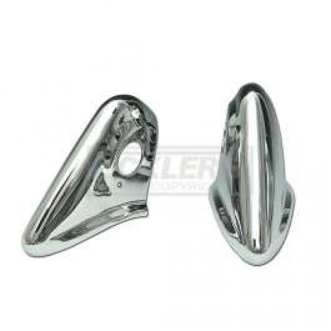 Chevy Bumper Guards, Rear, 1956