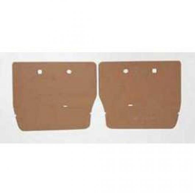 Chevy Cardboard Interior Rear Door Panels, 4-Door Wagon, 150 & 210, 1955-1957