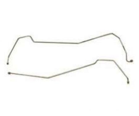 Chevy Transmission Cooling Lines, Turbo Hydra-Matic 700R4, Small Block, With Radiator In V8 Position, 1955-1957