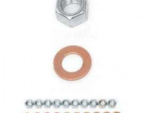 Chevy Rear End Housing Washer & Nut Kit, 1955-1957