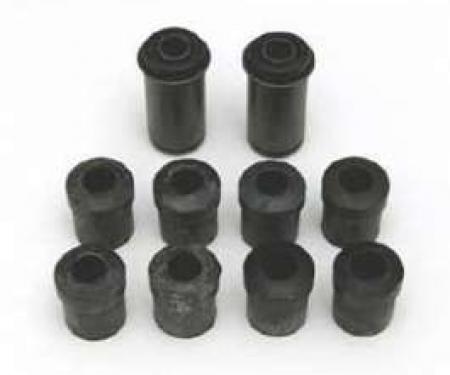 Chevy Leaf Spring & Shackle Bushing Set, Rear, 1955