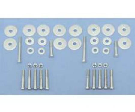 Chevy Body Mount Bolt & Washer Kit, 2 & 4-Door Sedan, 1955-1957