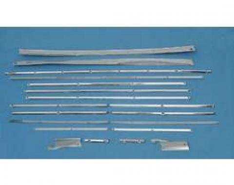 Chevy Cargo Trim Set, Stainless Steel, Nomad, Driver Quality, 1955-1957